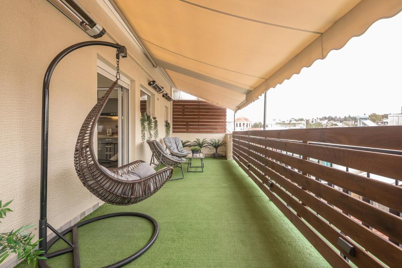 Petralona Stylish Penthouse Leilighet Athen Eksteriør bilde